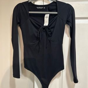 Abercrombie black body suit
